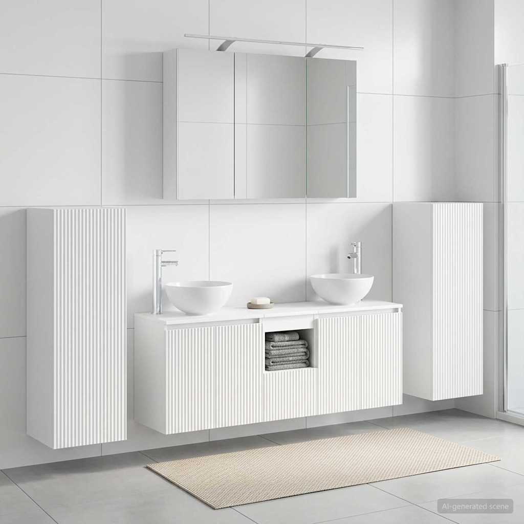 Bathroom Furniture Set 6 Pcs