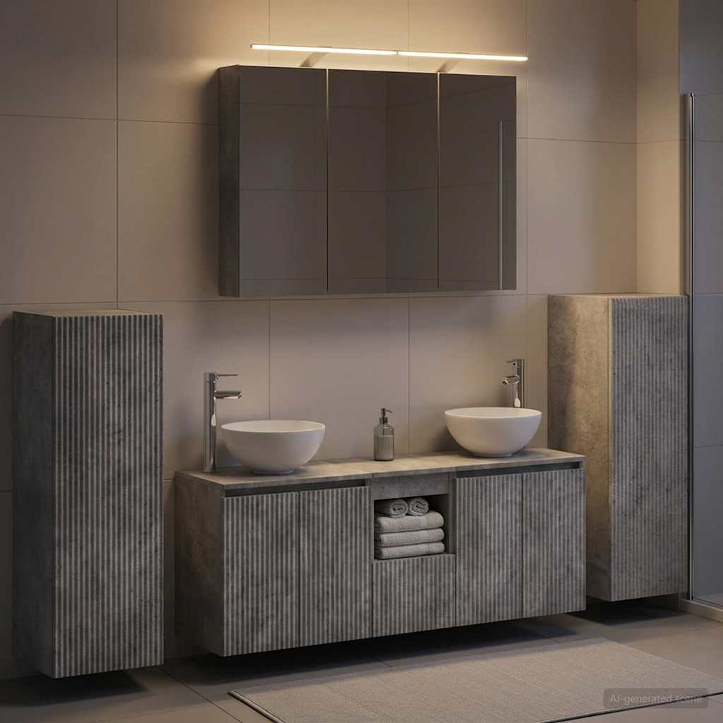 Bathroom Furniture Set 6 Pcs