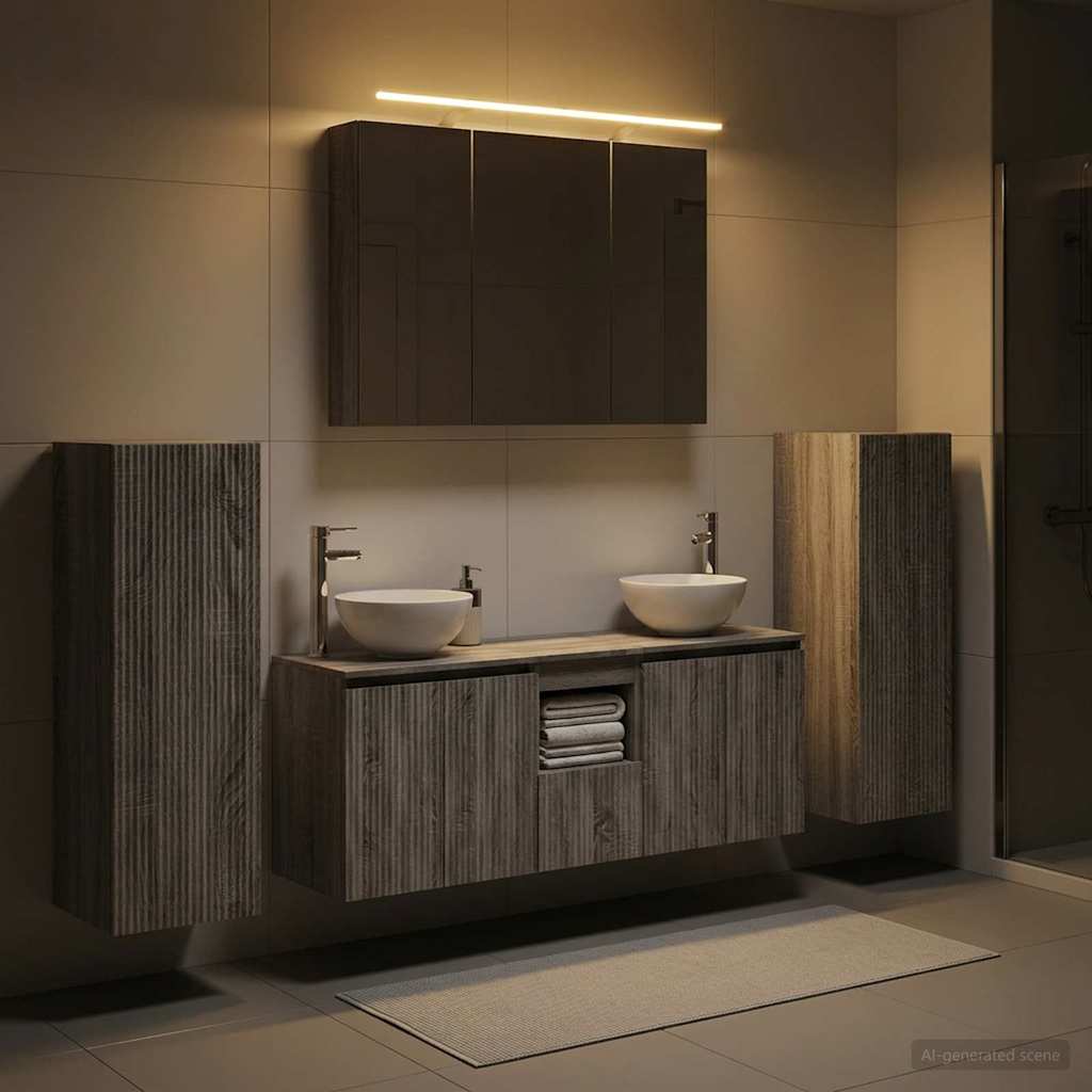Bathroom Furniture Set 6 Pcs