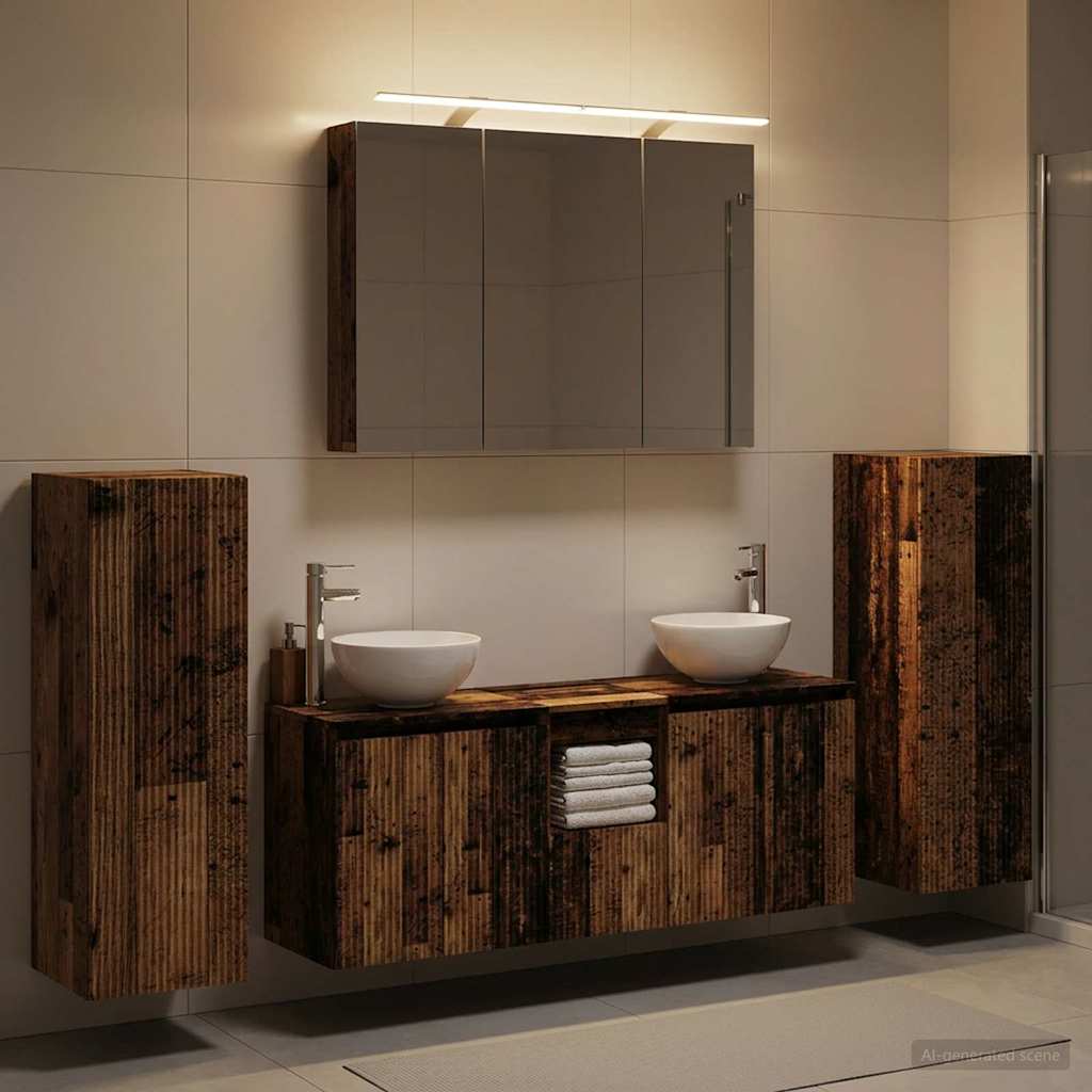 Bathroom Furniture Set 6 Pcs