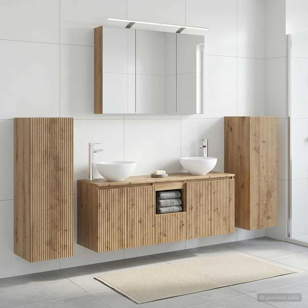Bathroom Furniture Set 6 Pcs