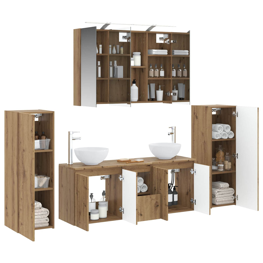 Bathroom Furniture Set 6 Pcs