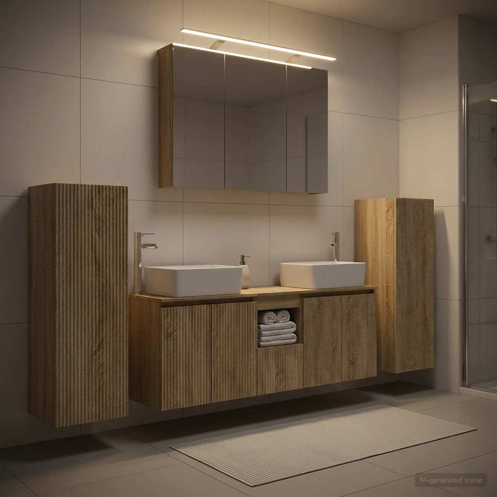 Bathroom Furniture Set 6 Pcs