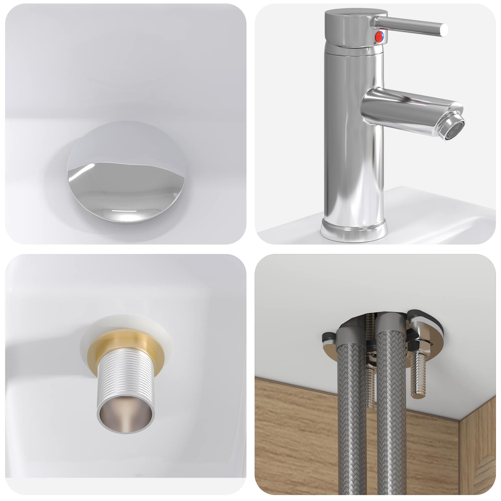 Bathroom Furniture Set 6 Pcs