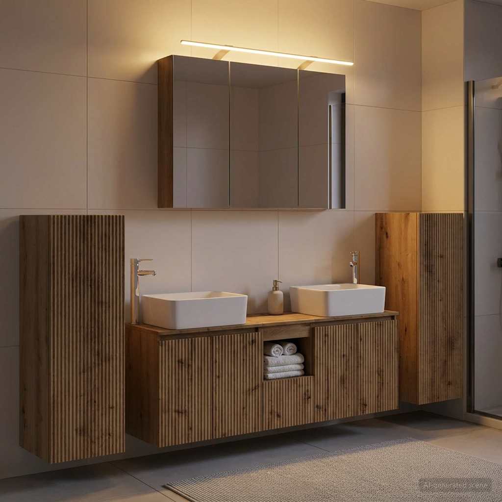 Bathroom Furniture Set 6 Pcs
