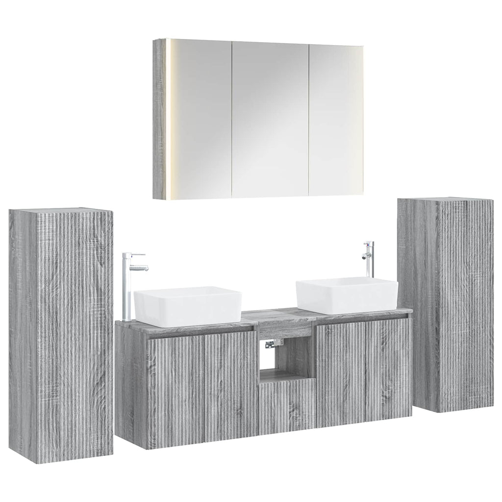 Bathroom Furniture Set 6 Pcs