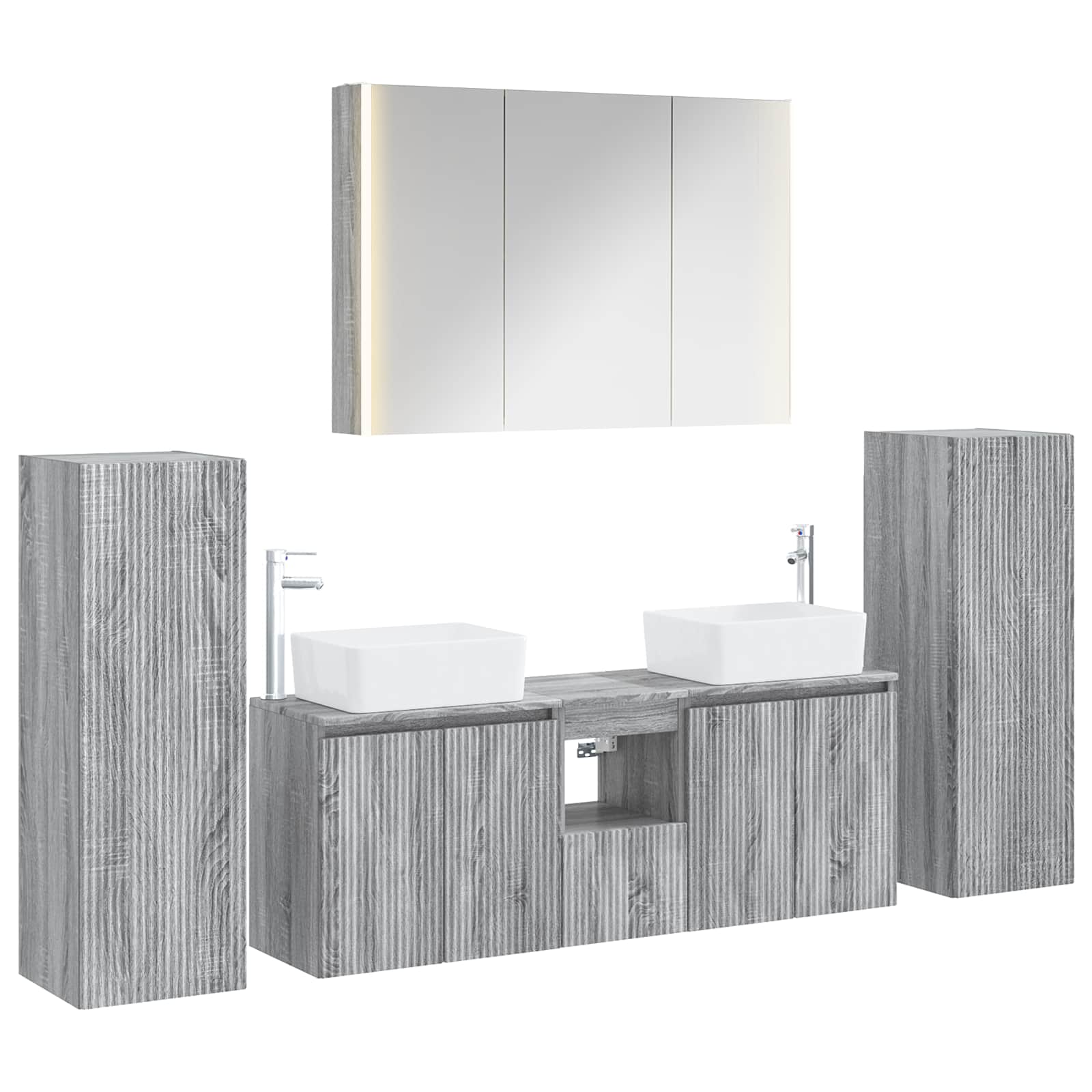 Bathroom Furniture Set 6 Pcs