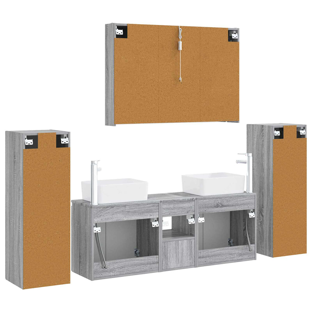Bathroom Furniture Set 6 Pcs