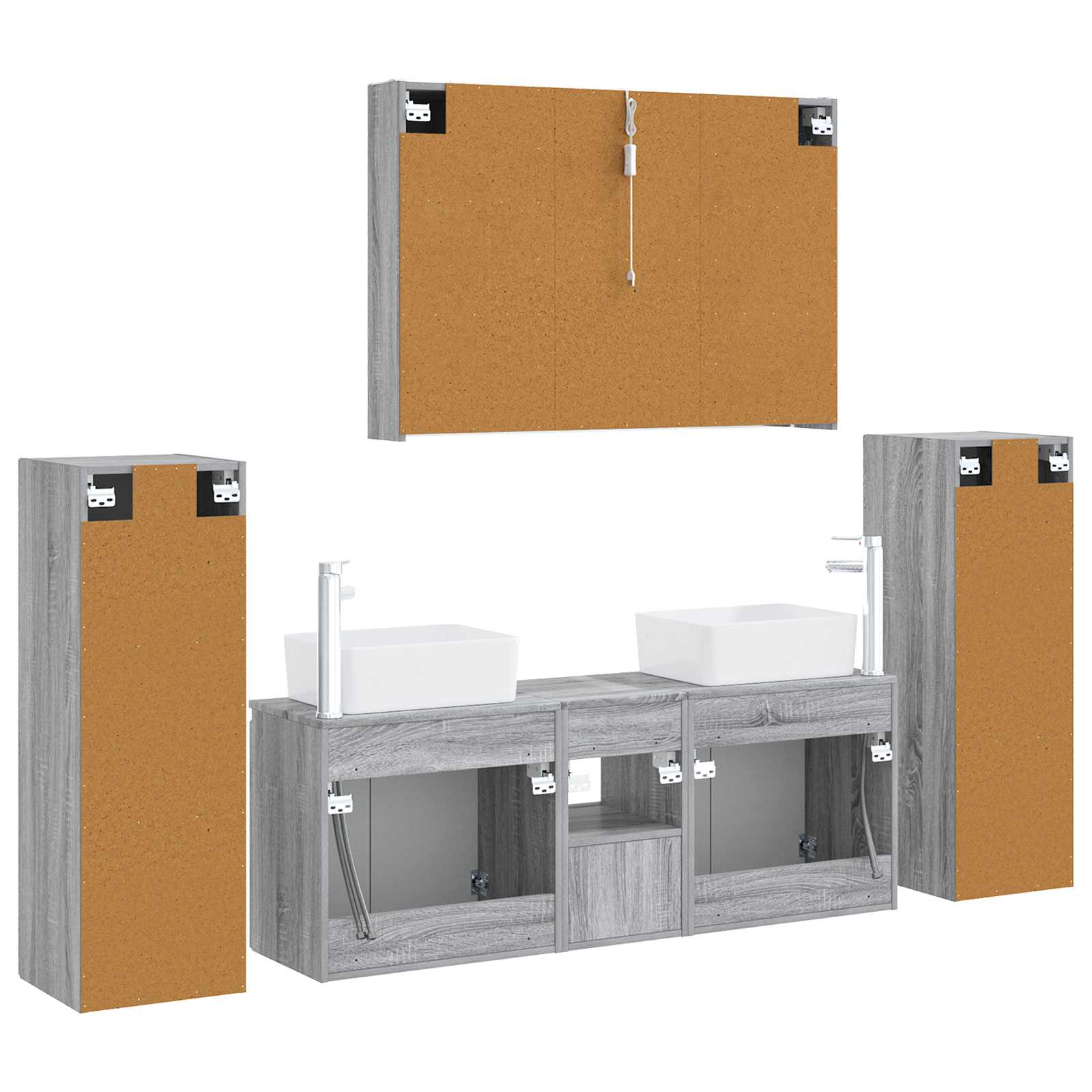 Bathroom Furniture Set 6 Pcs