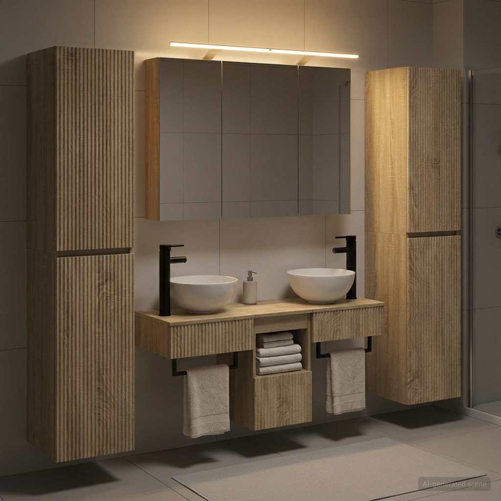 Bathroom Furniture Set 6 Pcs