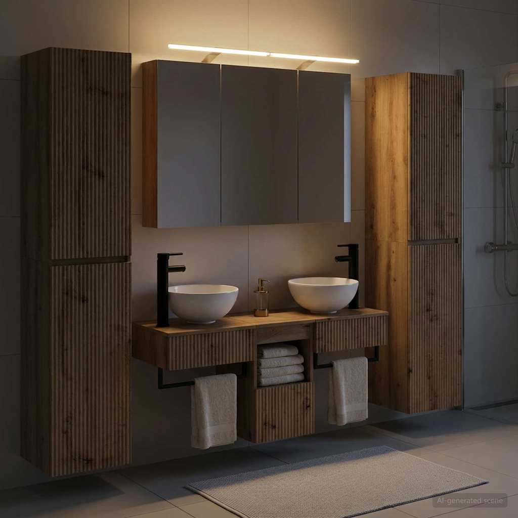 Bathroom Furniture Set 6 Pcs