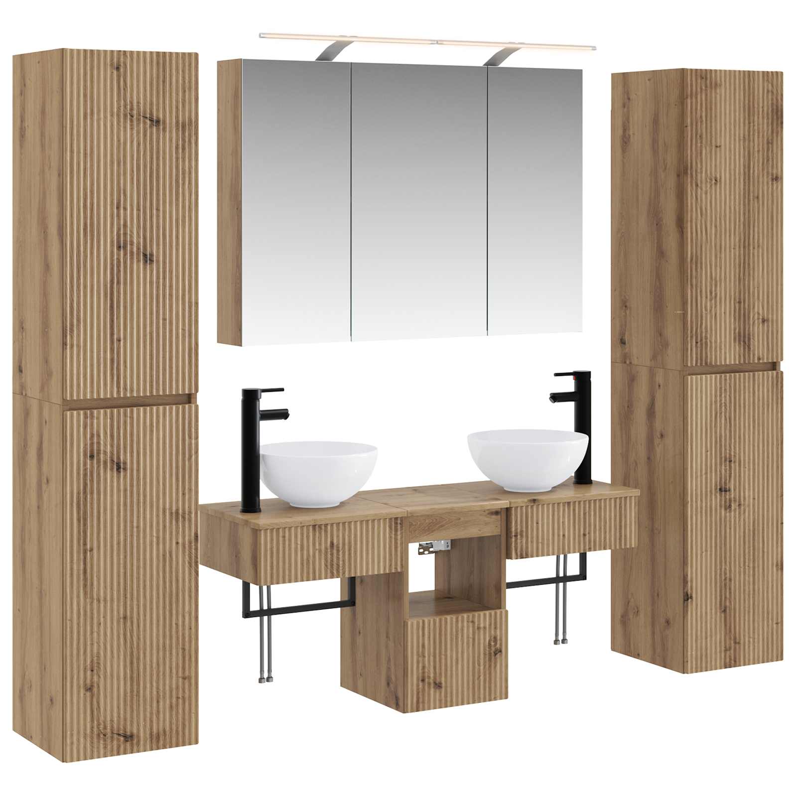 Bathroom Furniture Set 6 Pcs