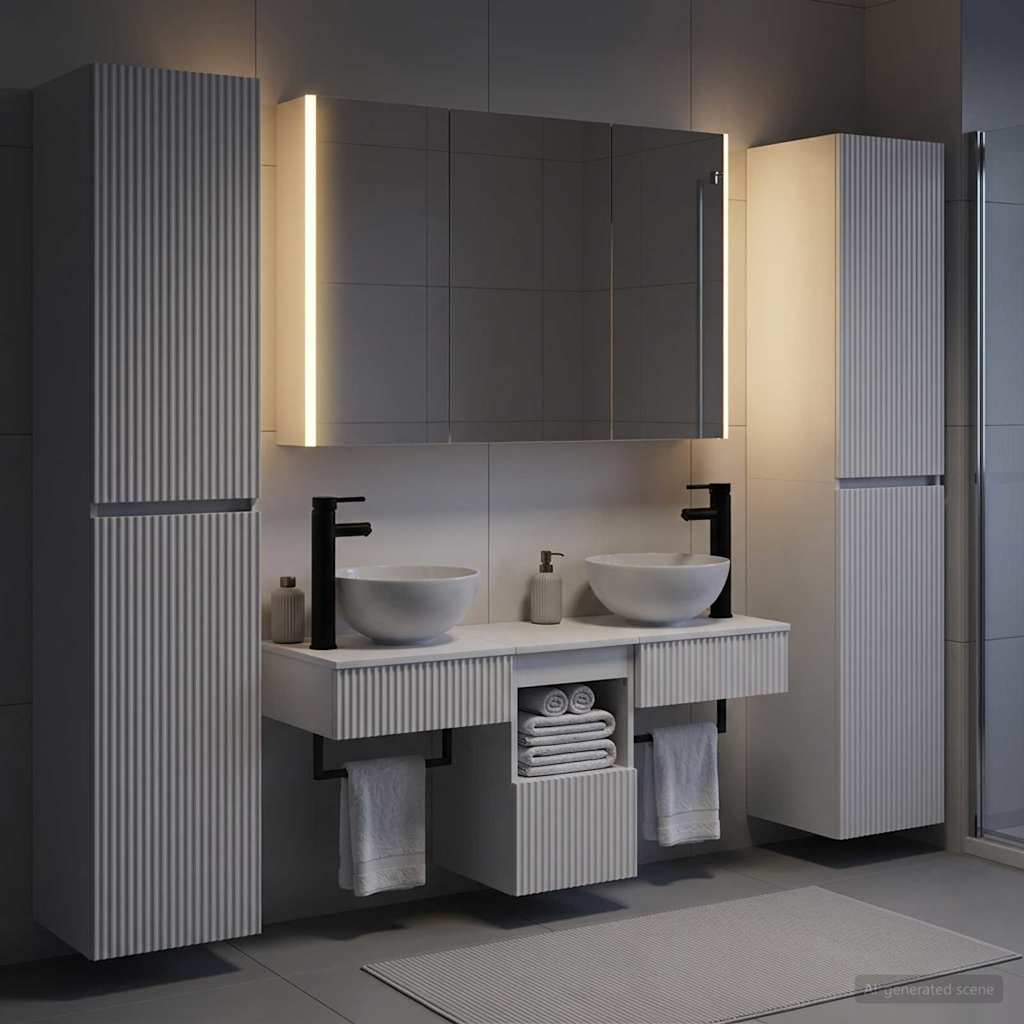Bathroom Furniture Set 6 Pcs