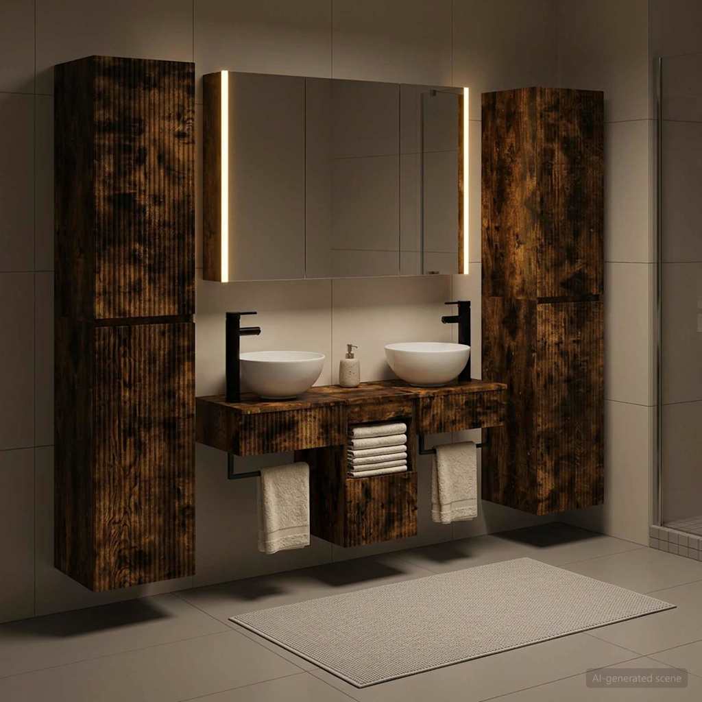 Bathroom Furniture Set 6 Pcs