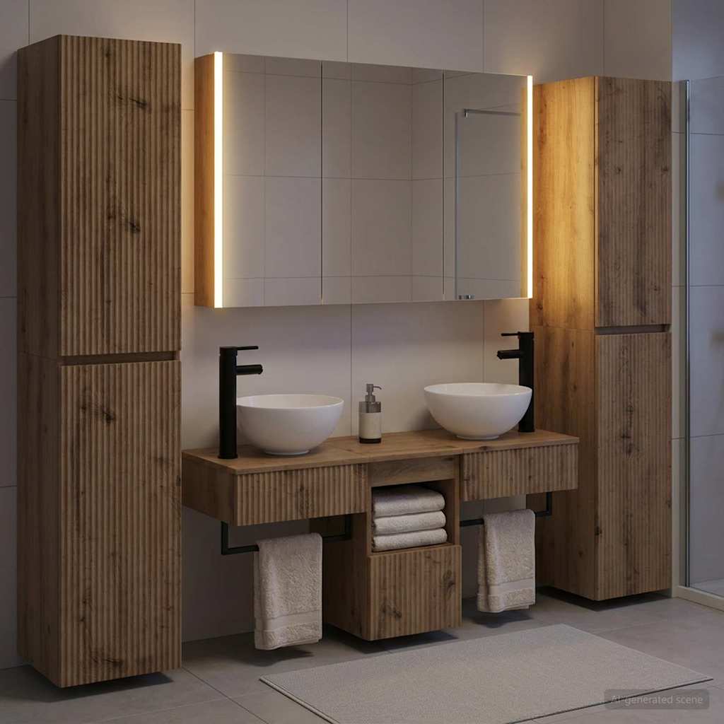 Bathroom Furniture Set 6 Pcs