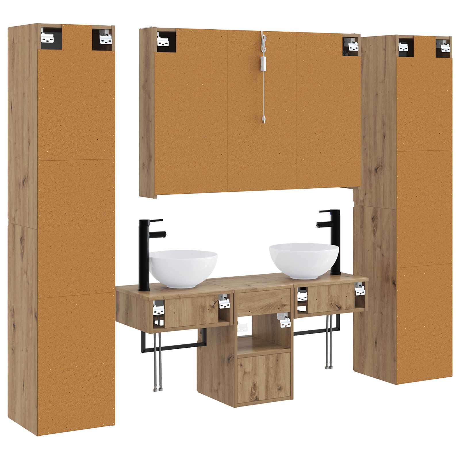 Bathroom Furniture Set 6 Pcs