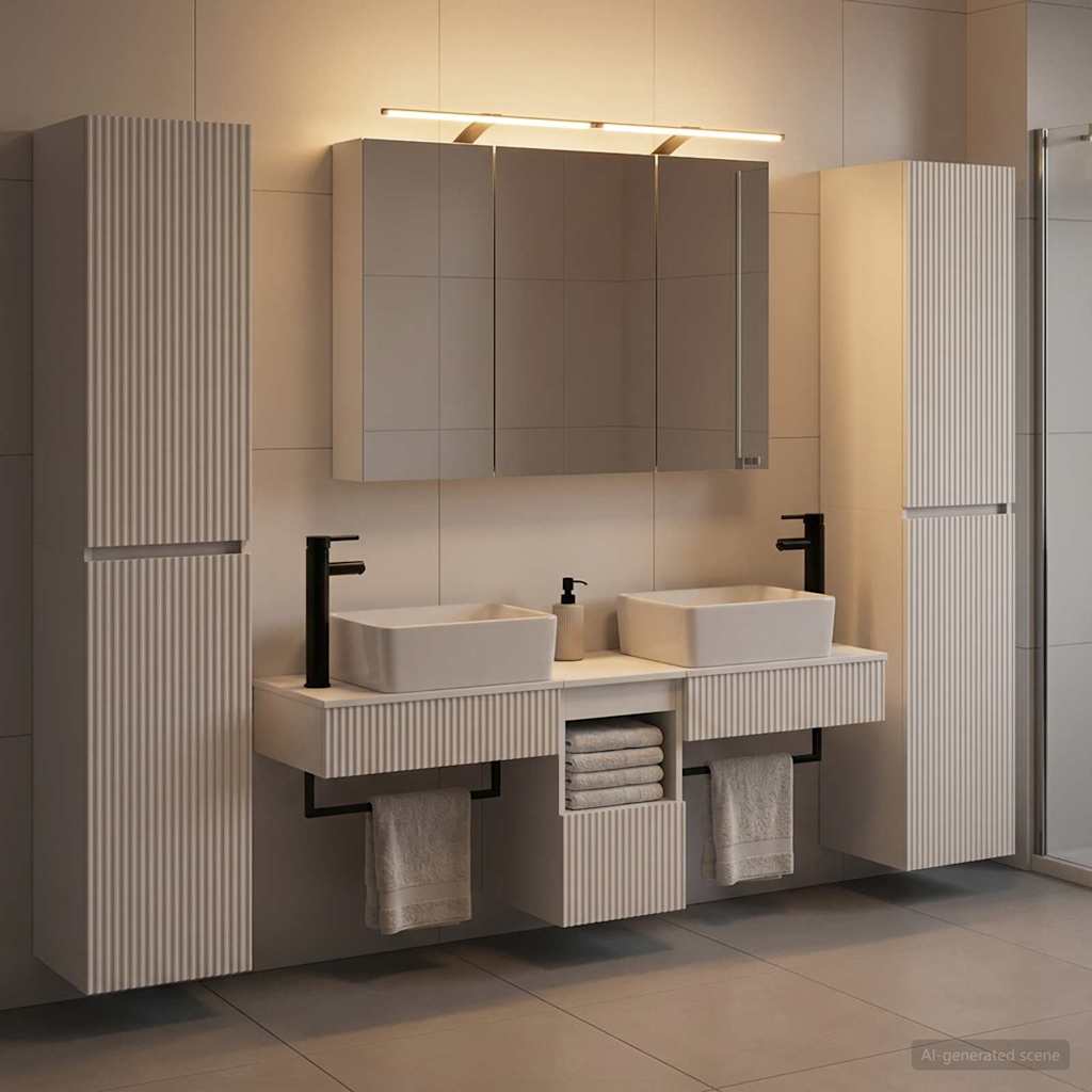 Bathroom Furniture Set 6 Pcs