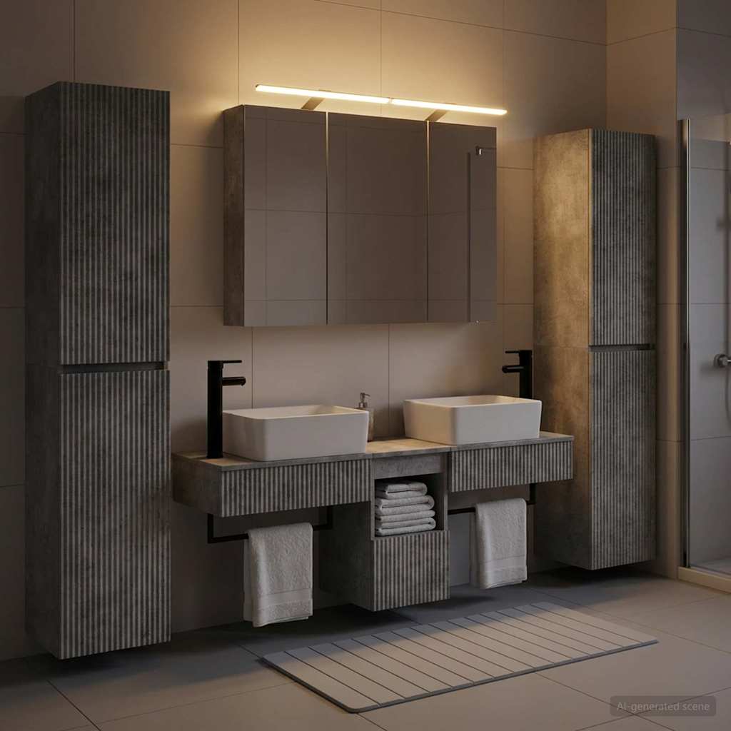 Bathroom Furniture Set 6 Pcs