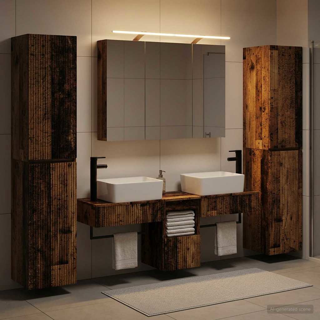 Bathroom Furniture Set 6 Pcs