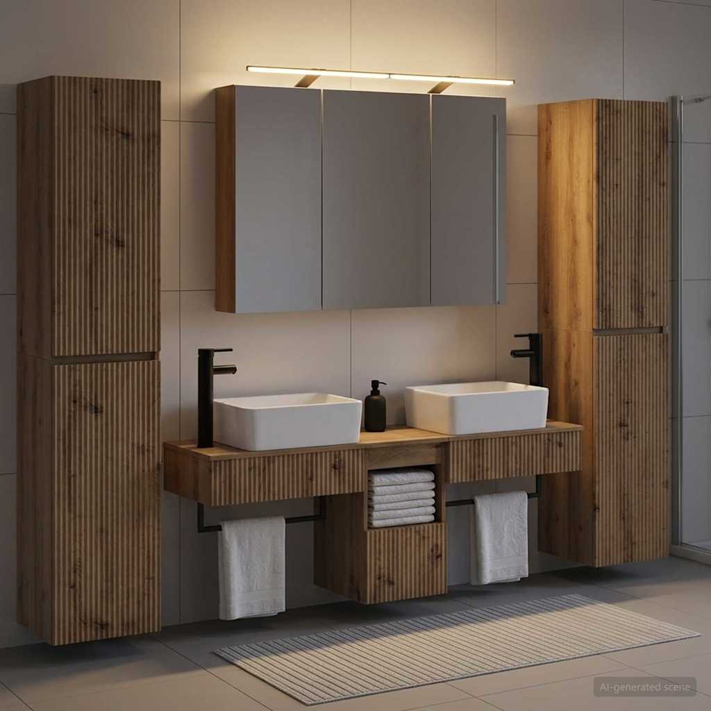 Bathroom Furniture Set 6 Pcs