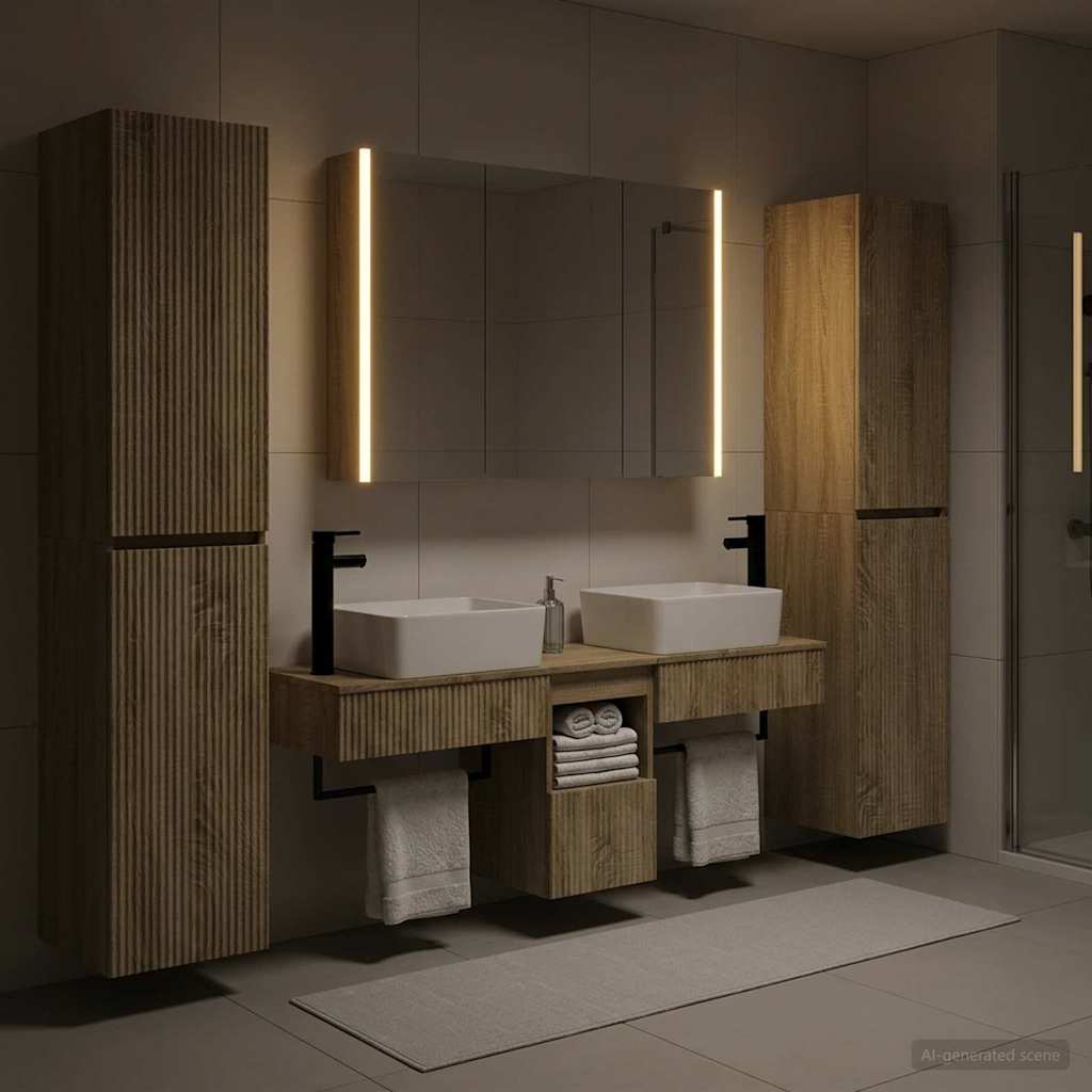 Bathroom Furniture Set 6 Pcs