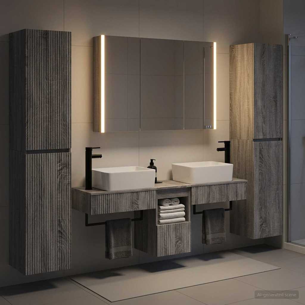 Bathroom Furniture Set 6 Pcs