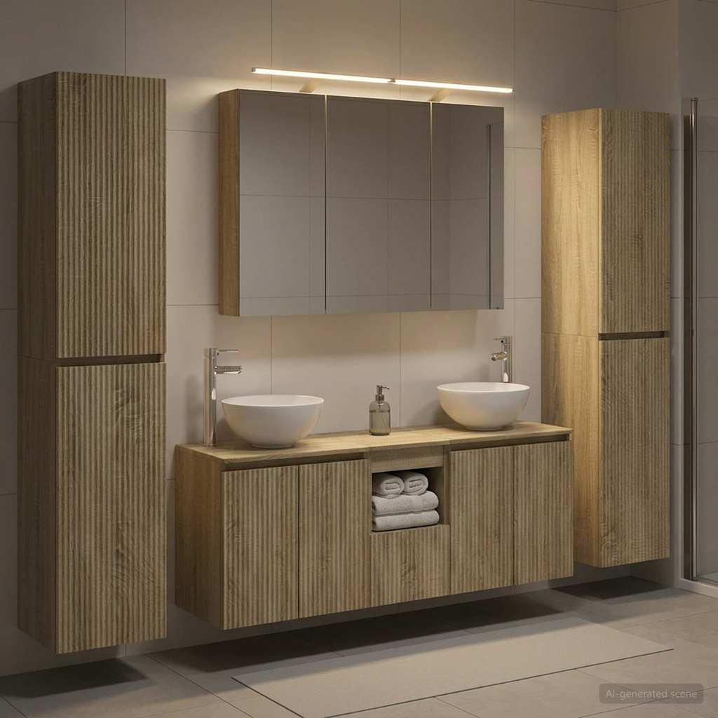 Bathroom Furniture Set 6 Pcs
