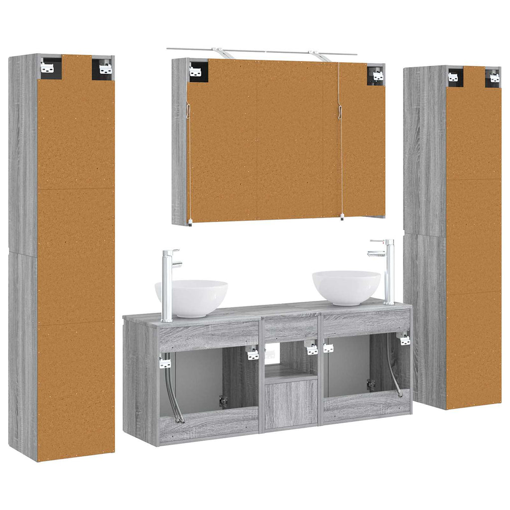 Bathroom Furniture Set 6 Pcs
