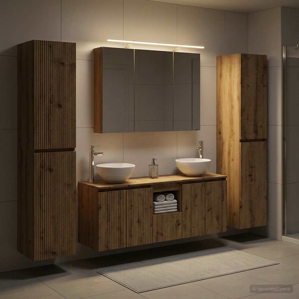 Bathroom Furniture Set 6 Pcs
