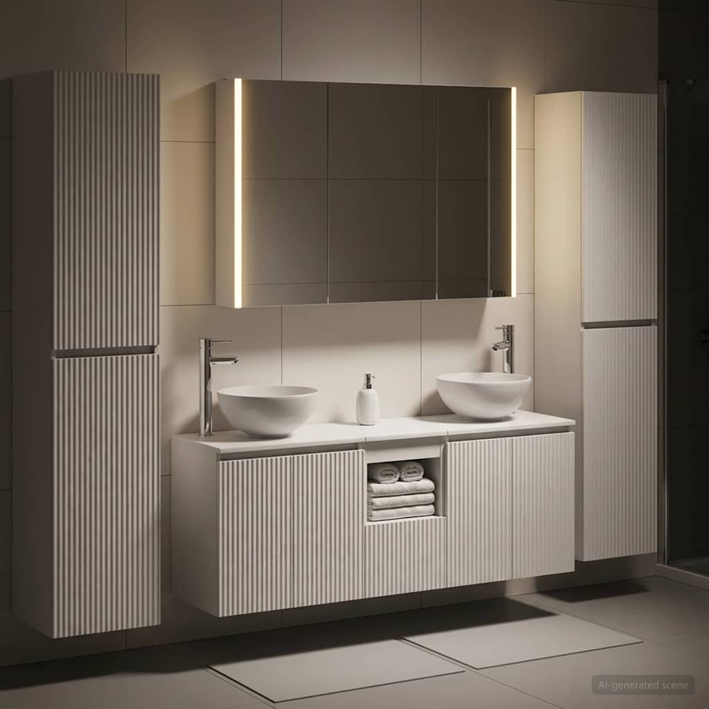 Bathroom Furniture Set 6 Pcs