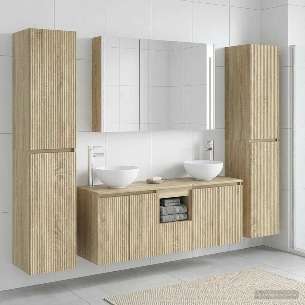 Bathroom Furniture Set 6 Pcs