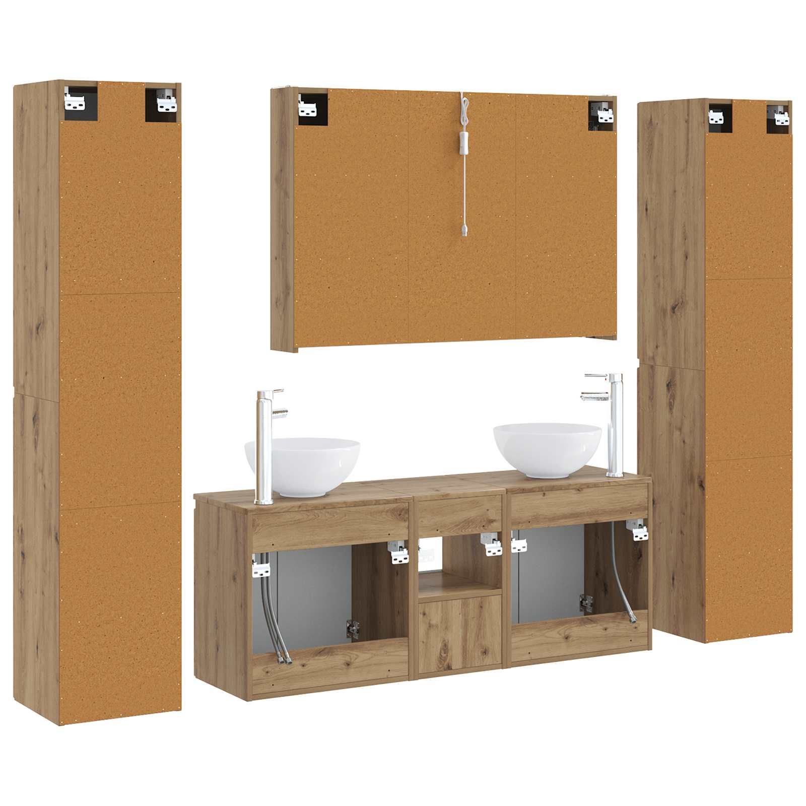 Bathroom Furniture Set 6 Pcs