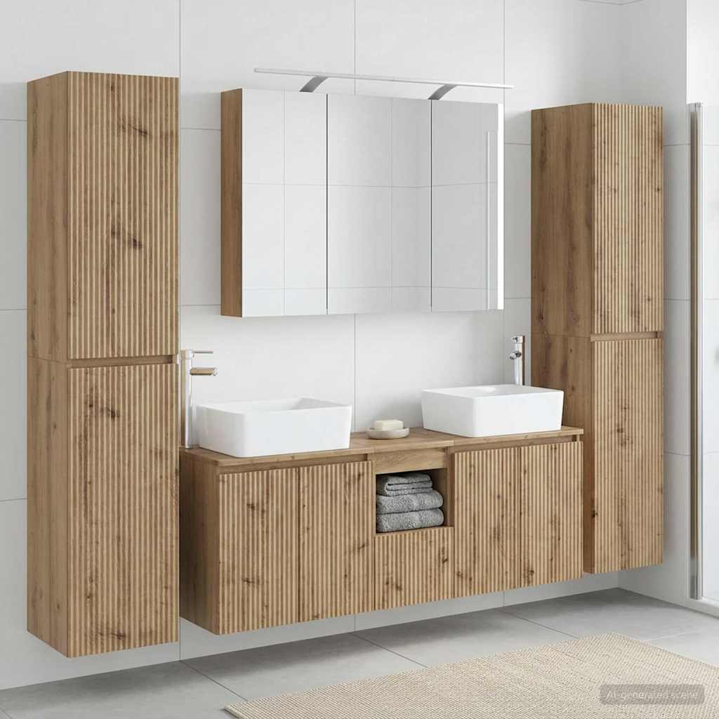 Bathroom Furniture Set 6 Pcs