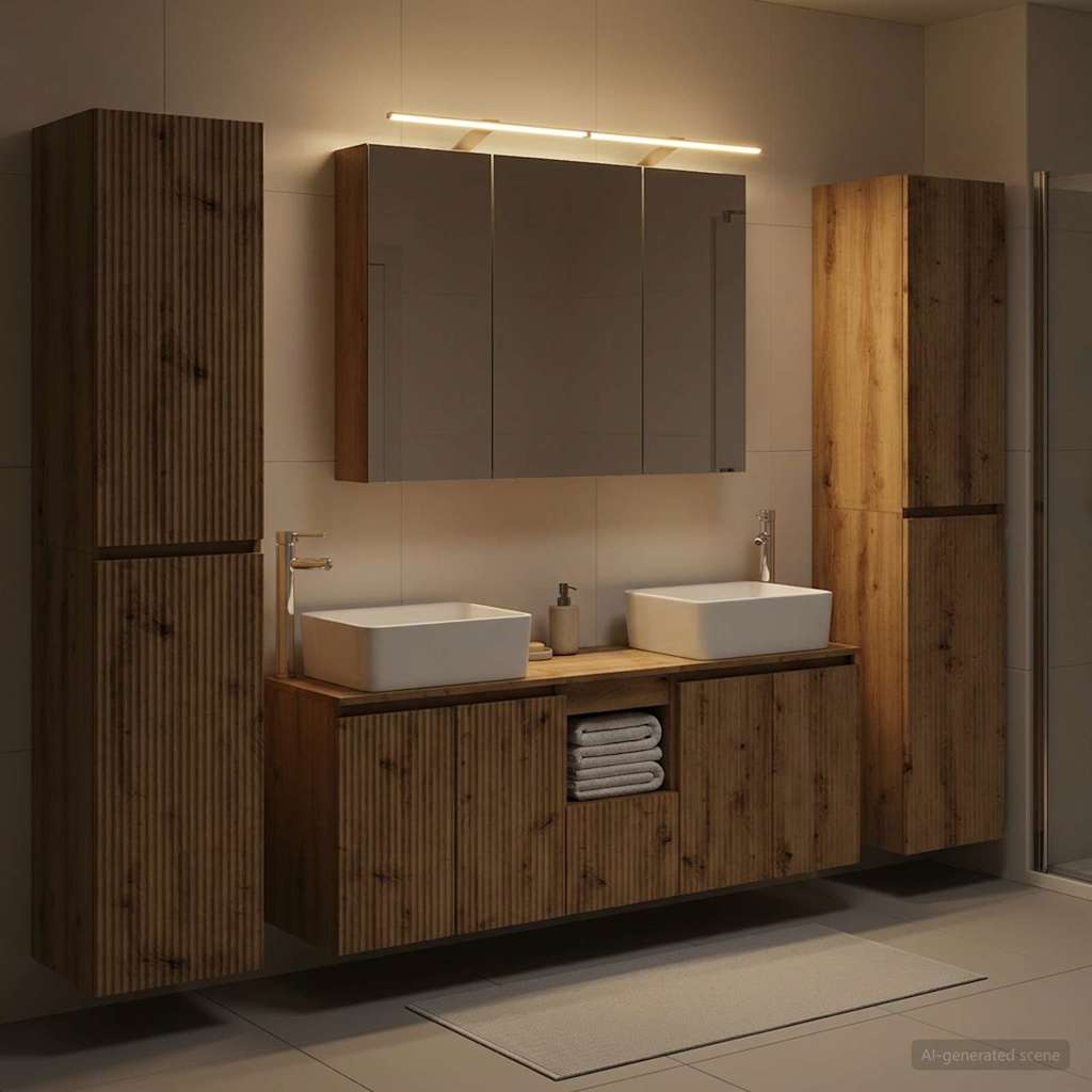 Bathroom Furniture Set 6 Pcs