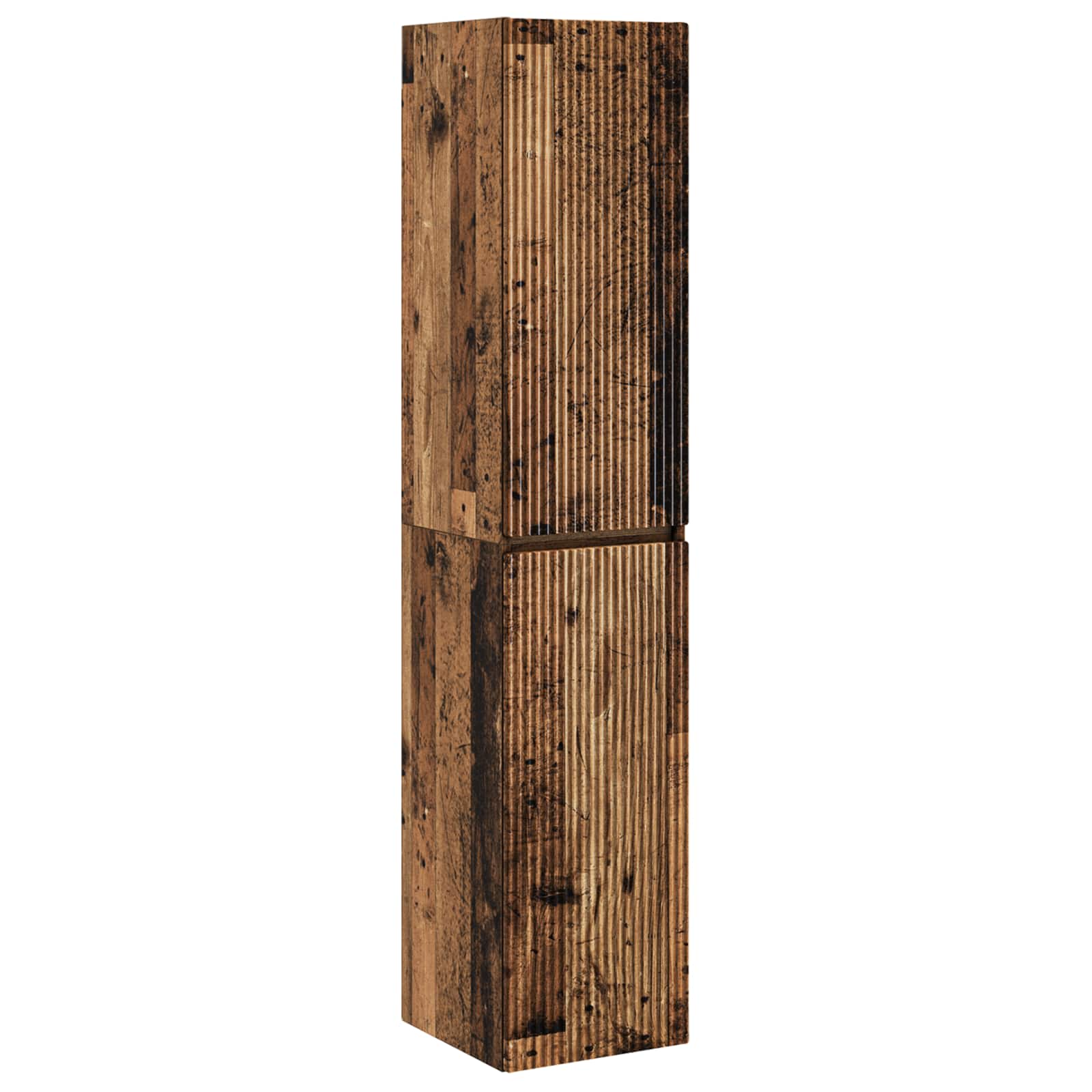 Bathroom Furniture Set 6 Pcs Engineered Wood And Glass