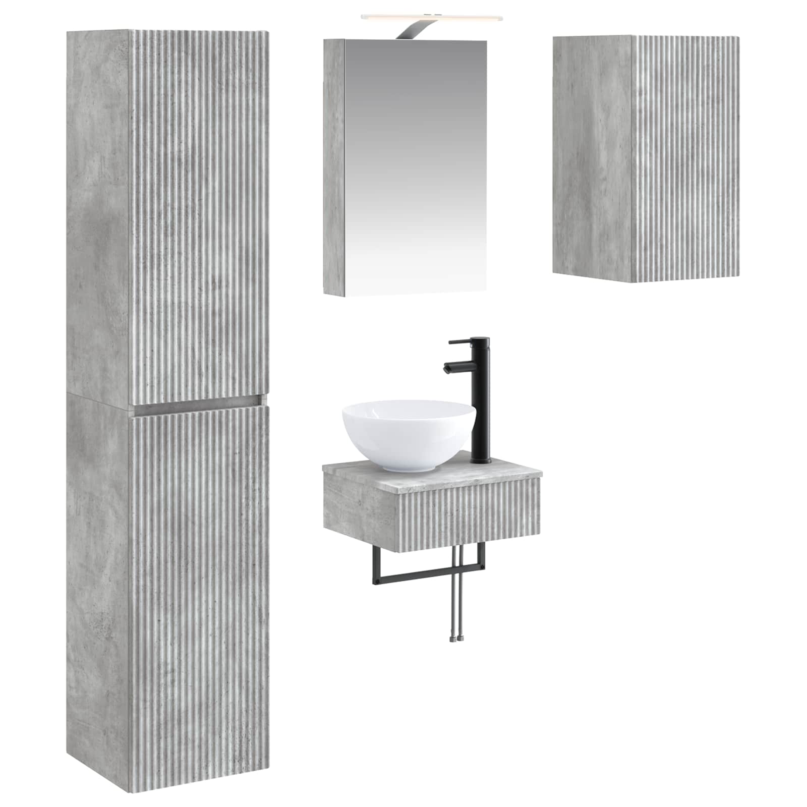 Bathroom Furniture Set 5 Pcs