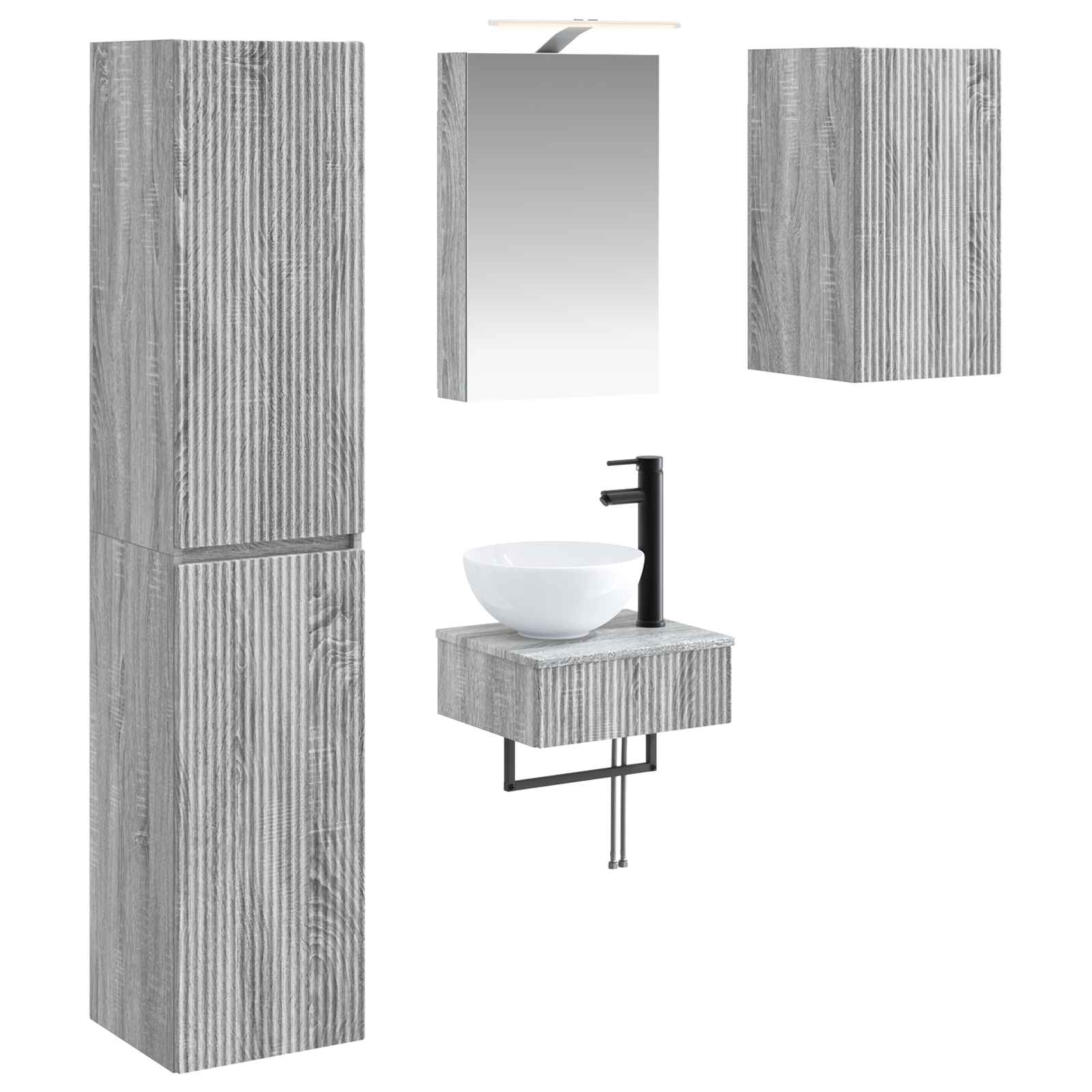 Bathroom Furniture Set 5 Pcs