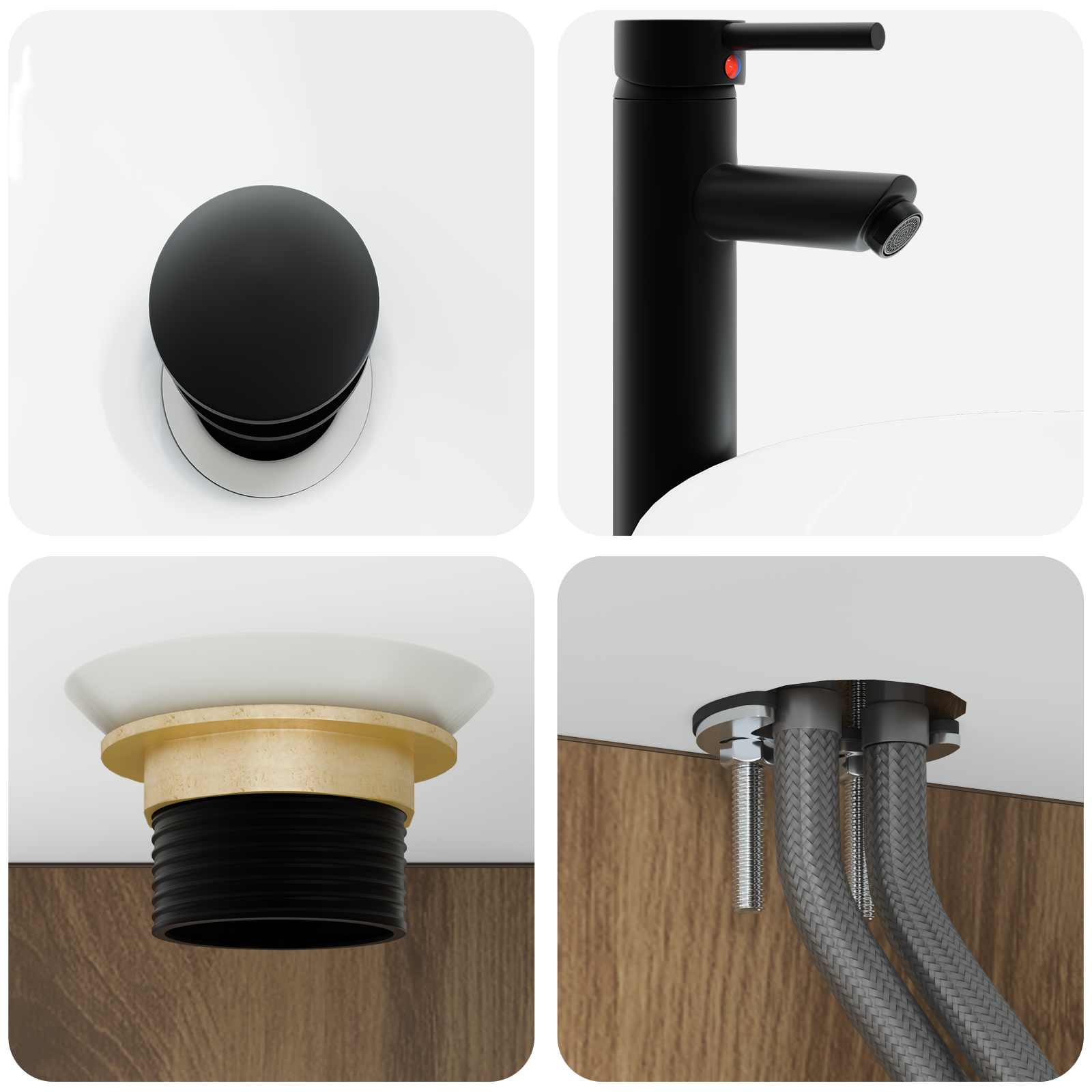 Bathroom Furniture Set 5 Pcs