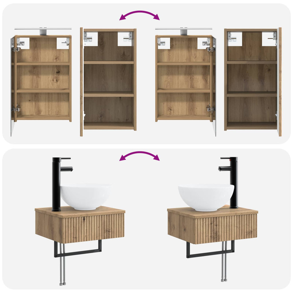 Bathroom Furniture Set 5 Pcs