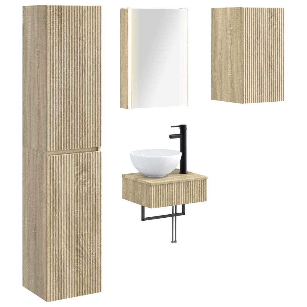 Bathroom Furniture Set 5 Pcs