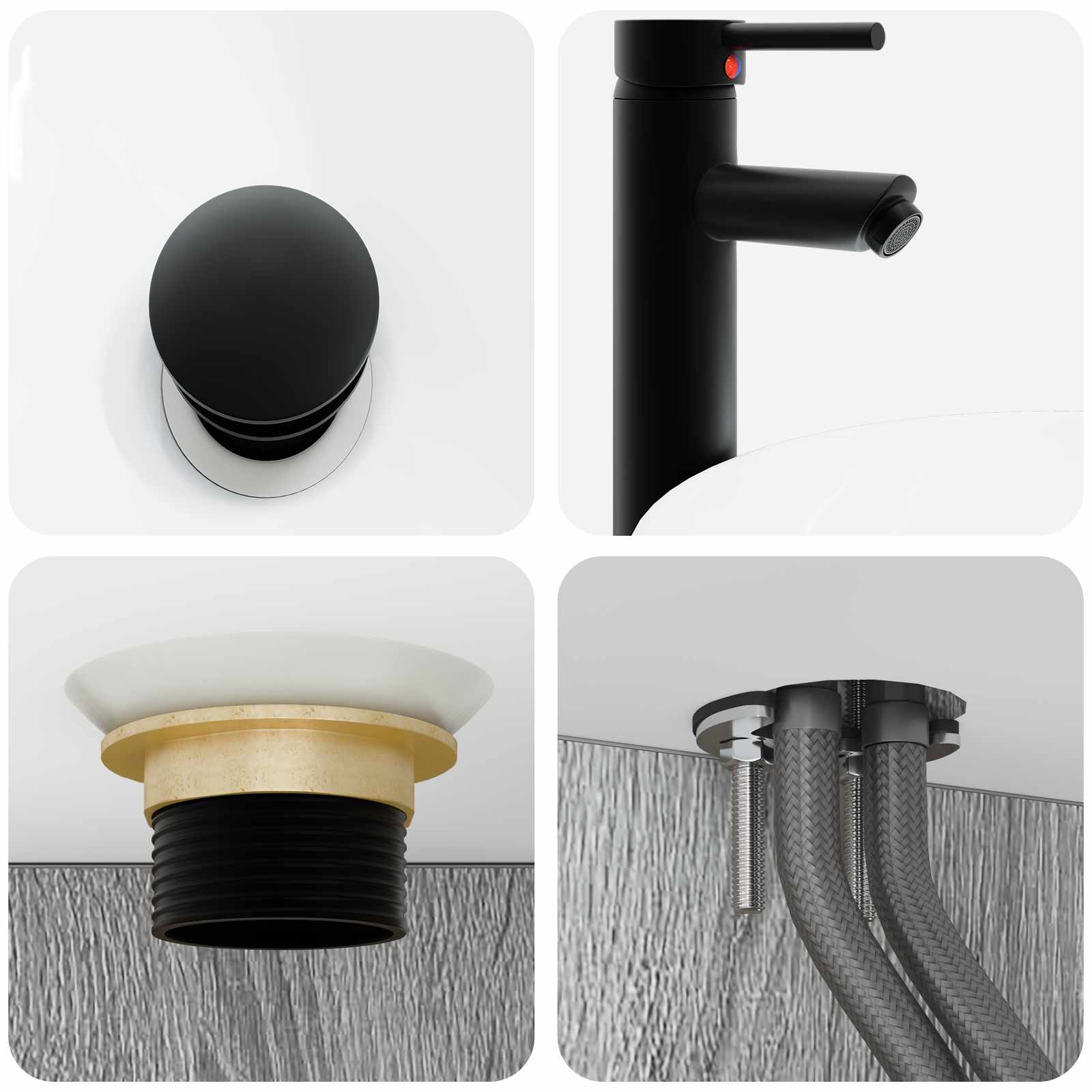 Bathroom Furniture Set 5 Pcs