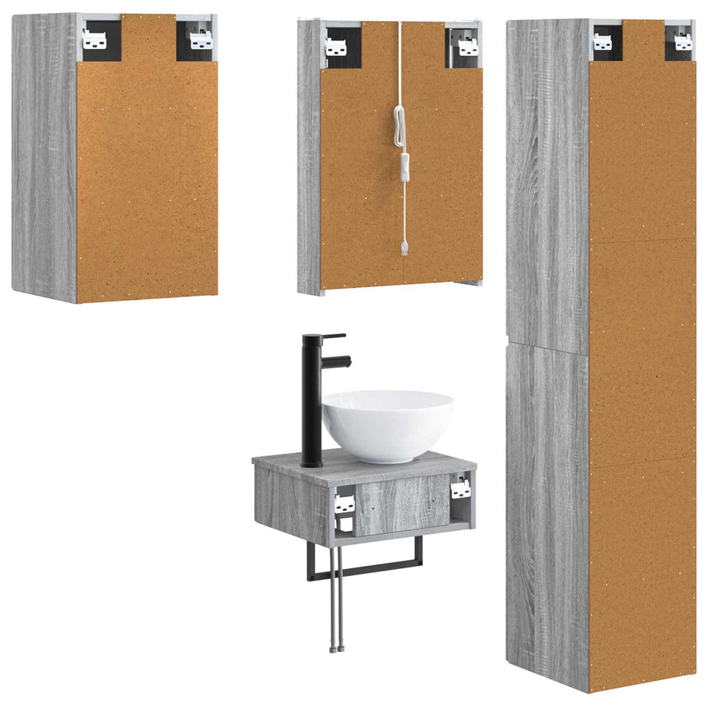 Bathroom Furniture Set 5 Pcs