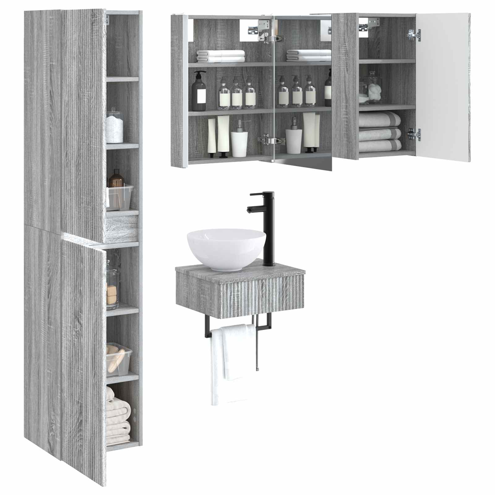Bathroom Furniture Set 5 Pcs