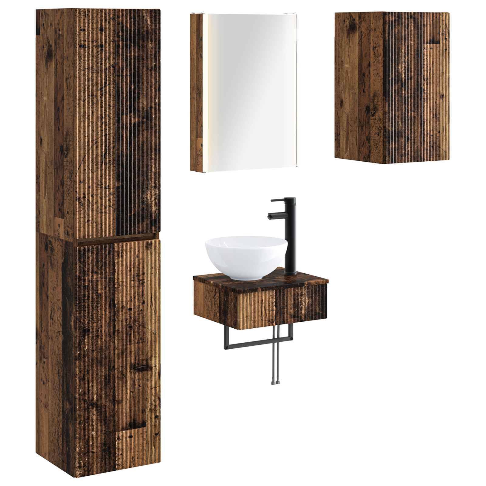 Bathroom Furniture Set 5 Pcs