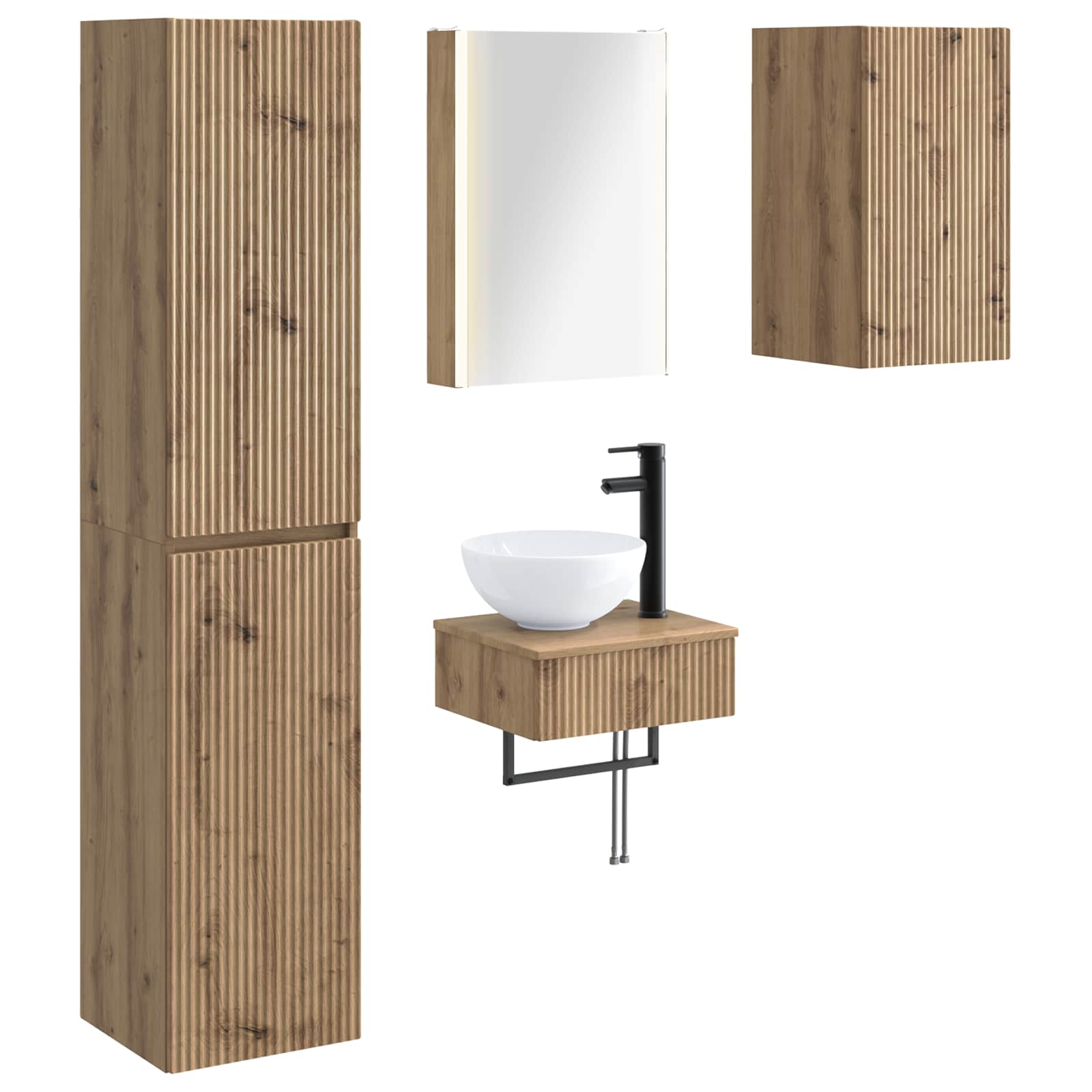 Bathroom Furniture Set 5 Pcs