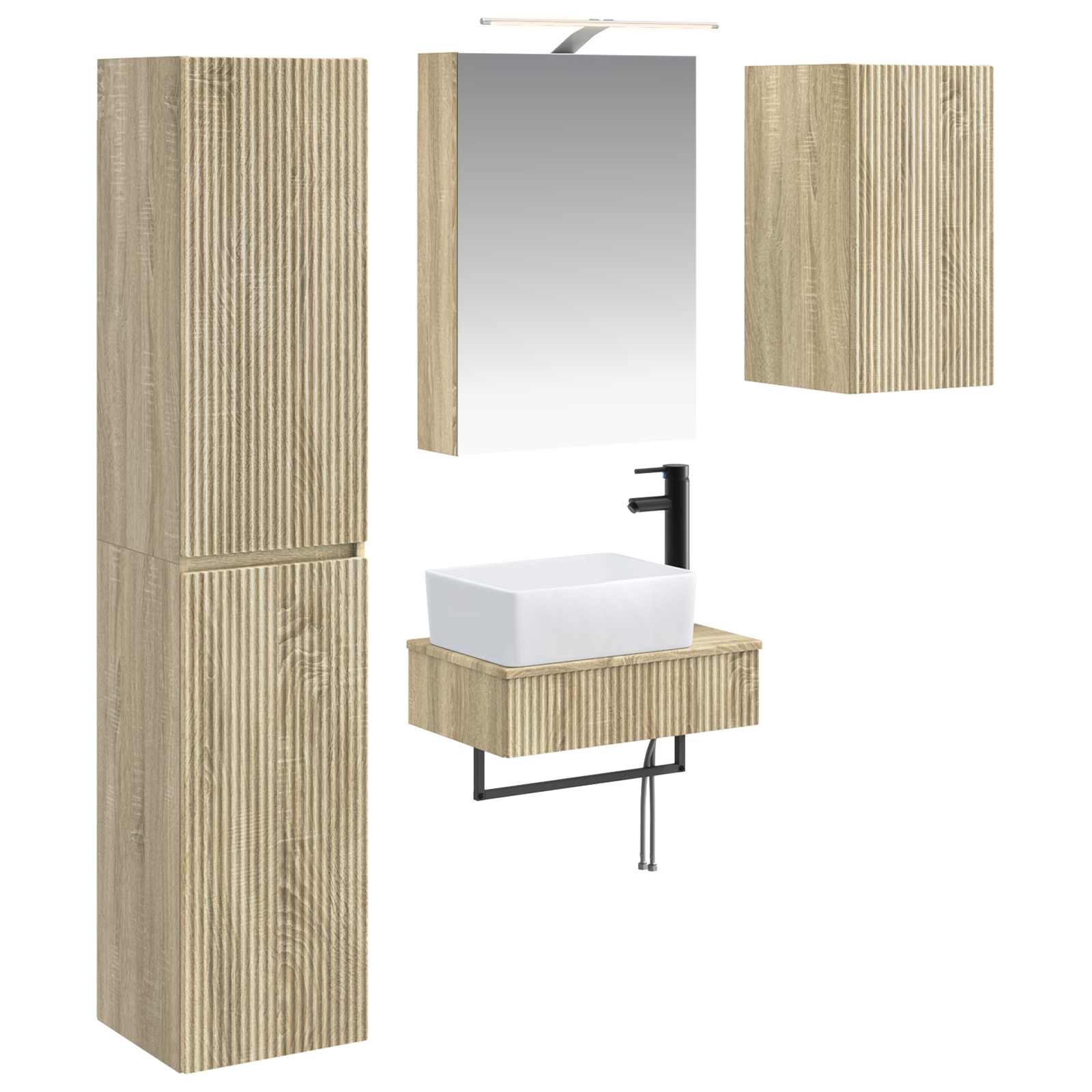 Bathroom Furniture Set 5 Pcs