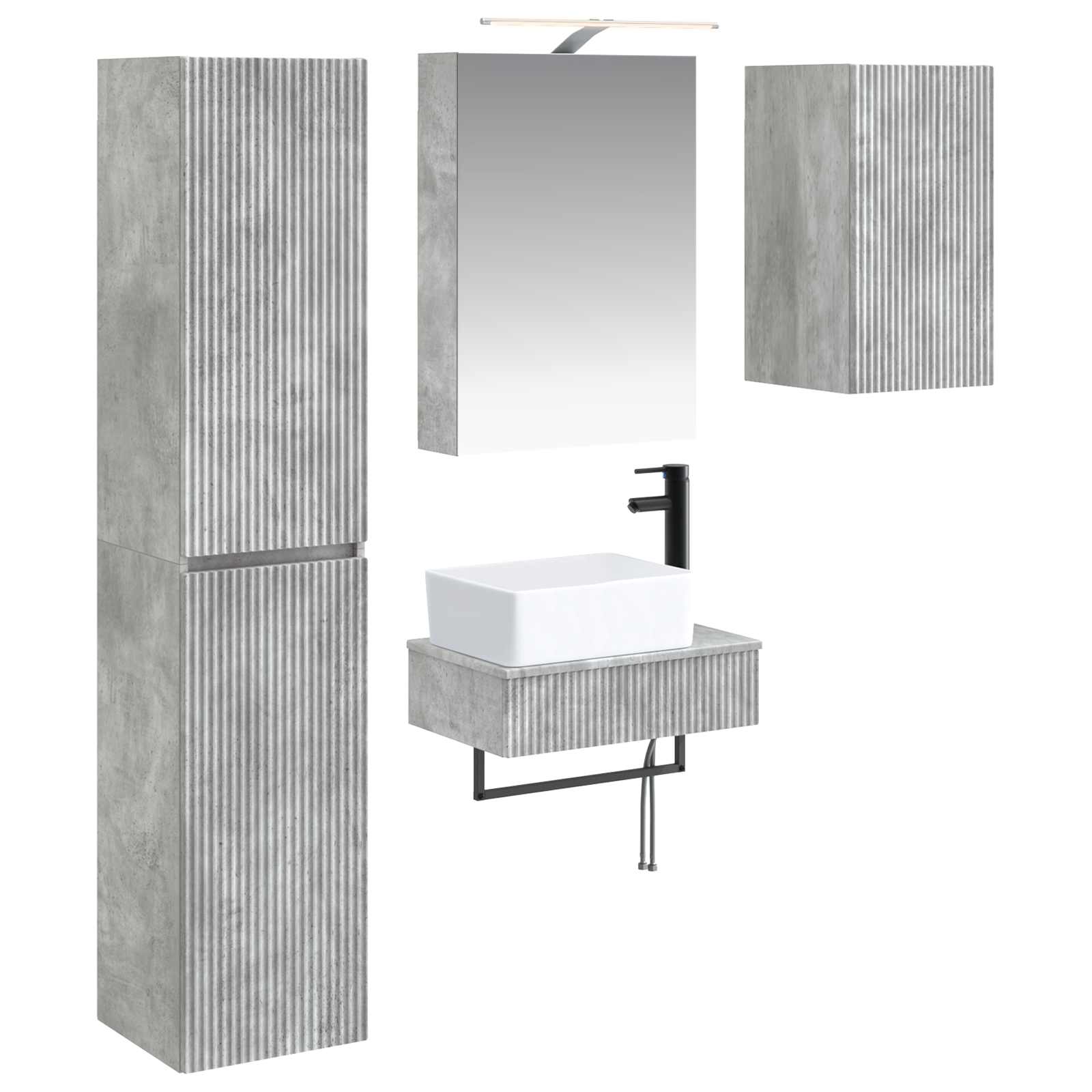 Bathroom Furniture Set 5 Pcs