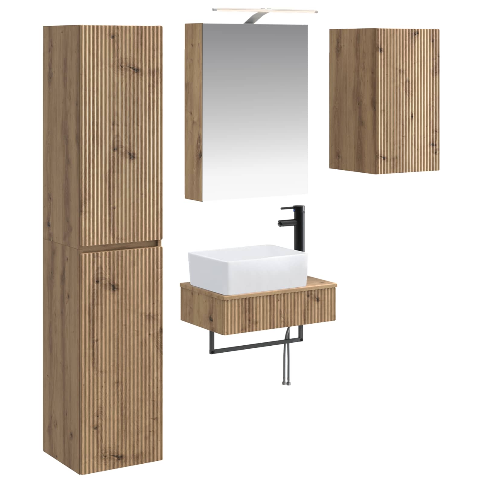Bathroom Furniture Set 5 Pcs