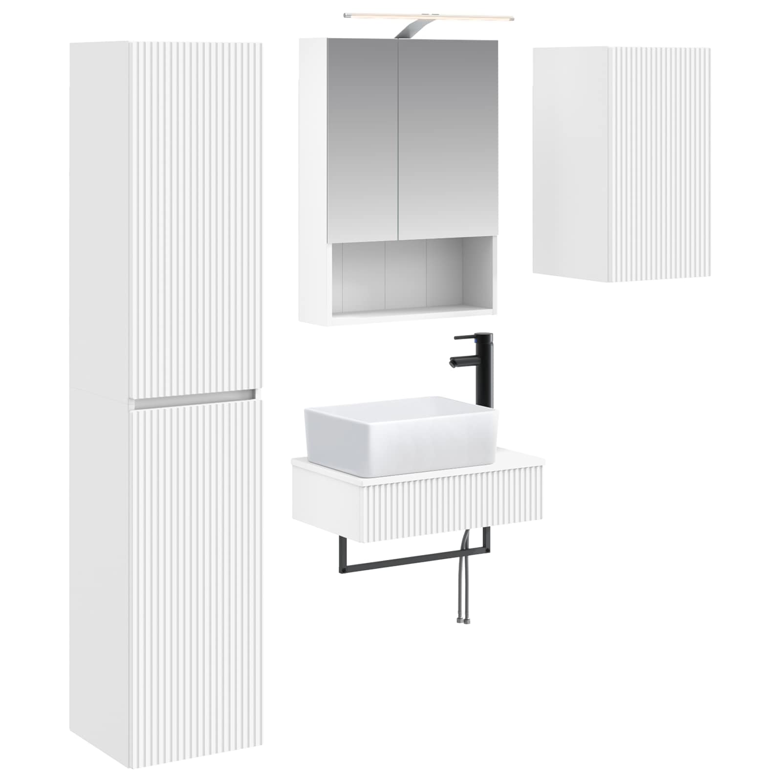 Bathroom Furniture Set 5 Pcs