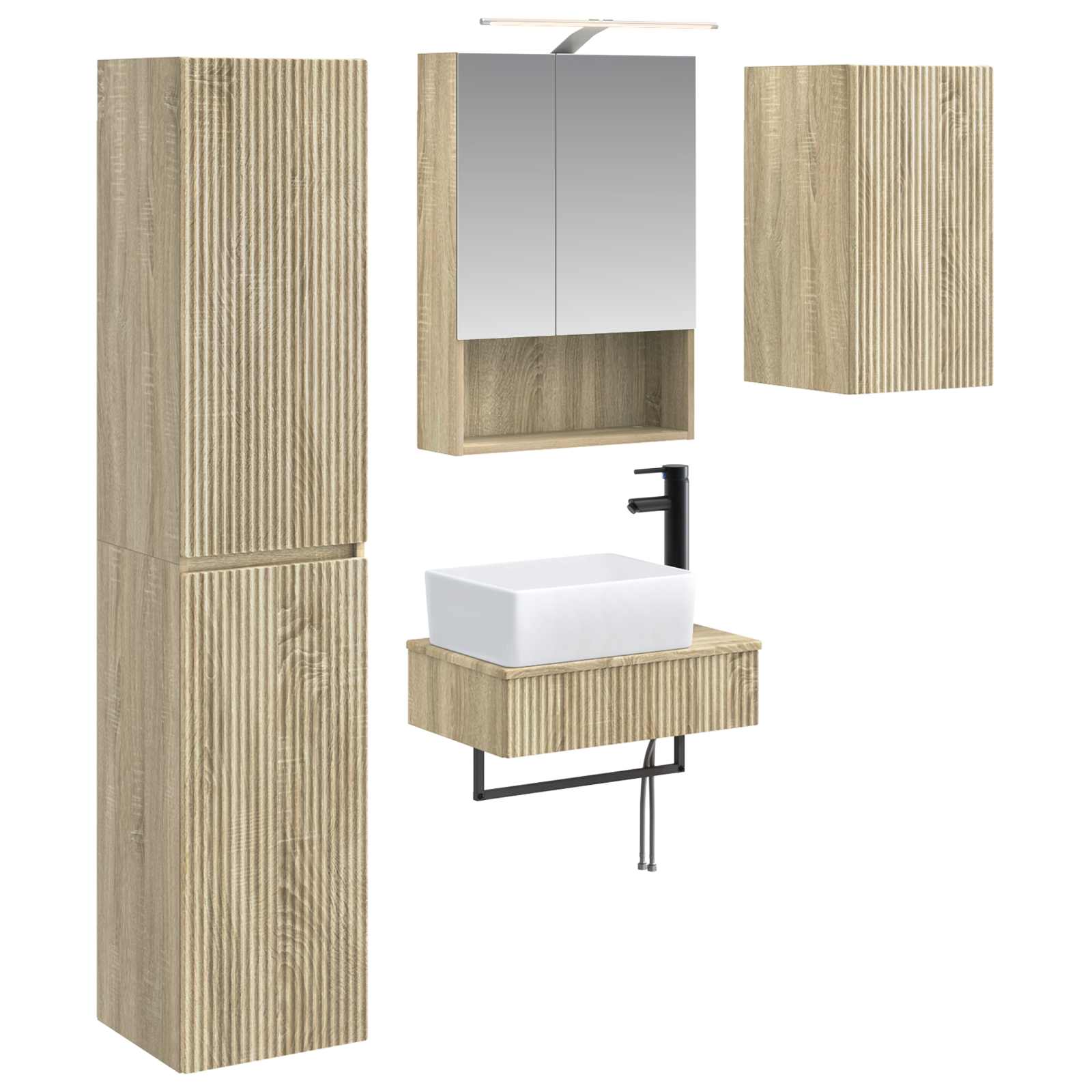 Bathroom Furniture Set 5 Pcs